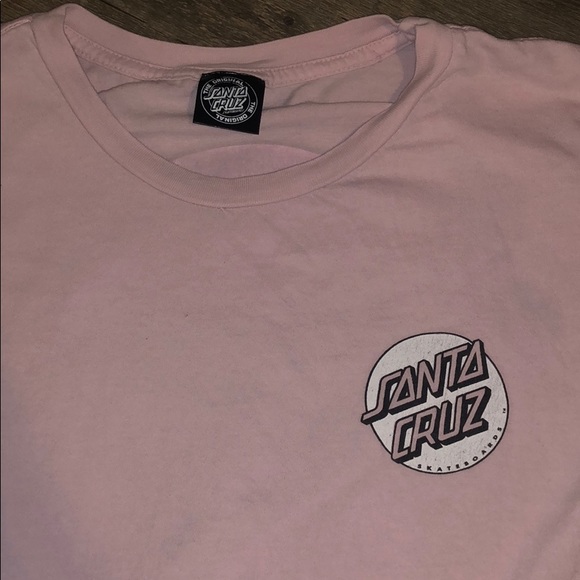 SANTA CRUZ pink t-shirt - Picture 1 of 3